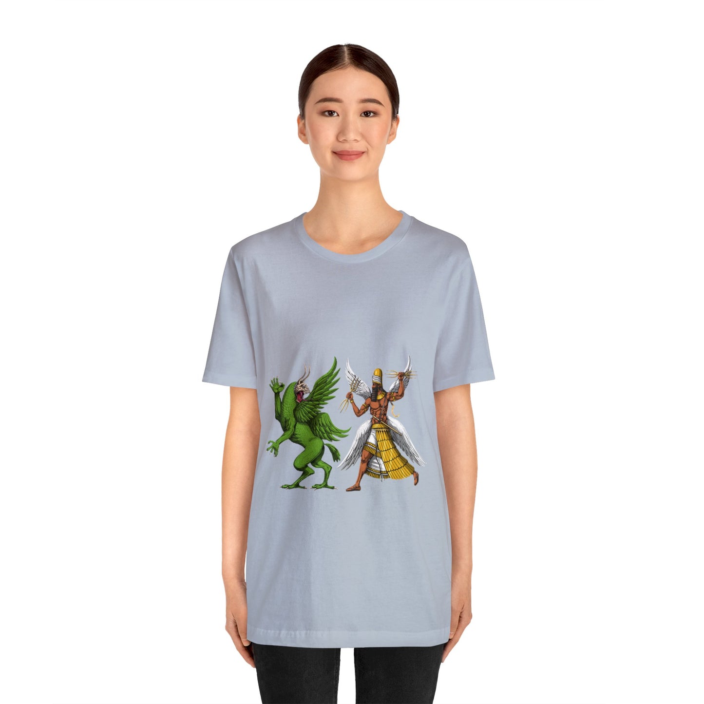 Unisex Marduk vs Tiamat Anunnaki Jersey Short Sleeve Tee