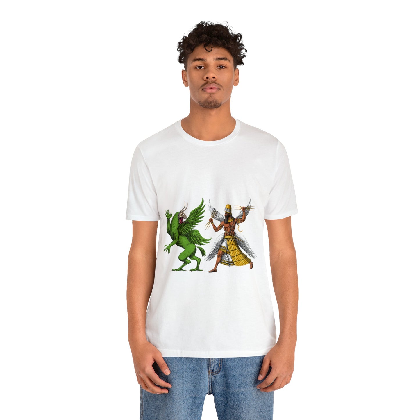 Unisex Marduk vs Tiamat Anunnaki Jersey Short Sleeve Tee