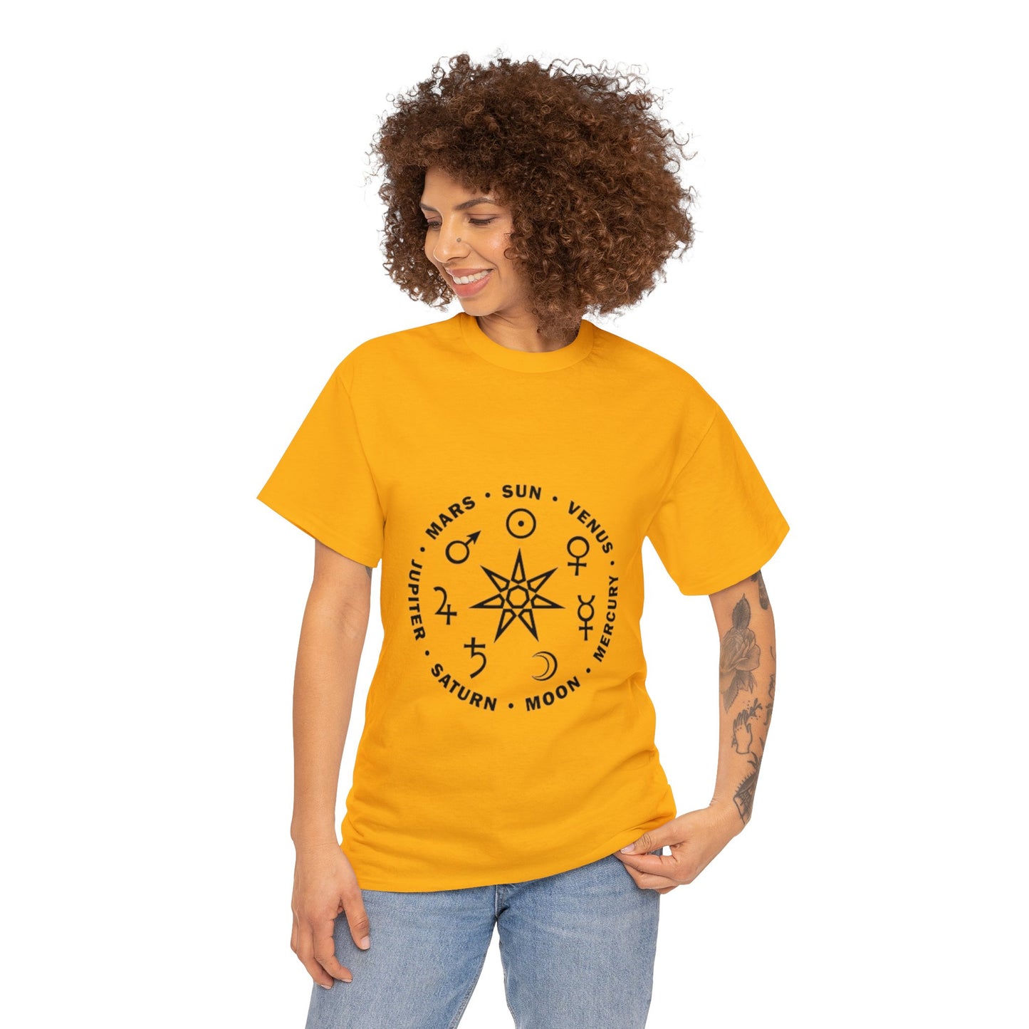Unisex Heavy Cotton Tee -Astrology T-shirt