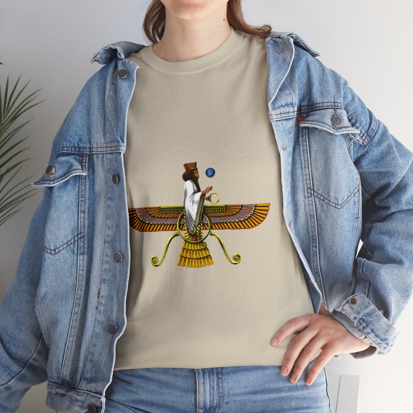 Unisex Heavy Cotton Tee - Anunnaki Enki T-shirt