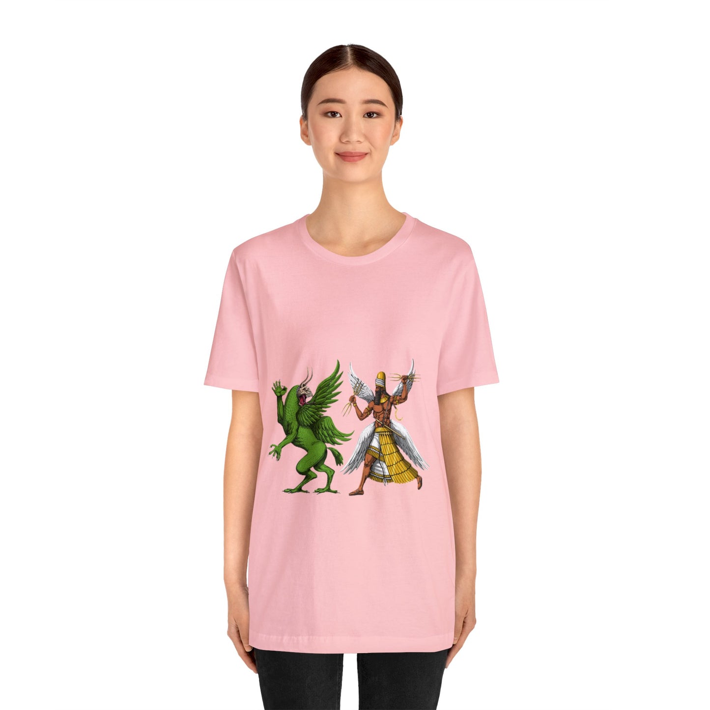 Unisex Marduk vs Tiamat Anunnaki Jersey Short Sleeve Tee