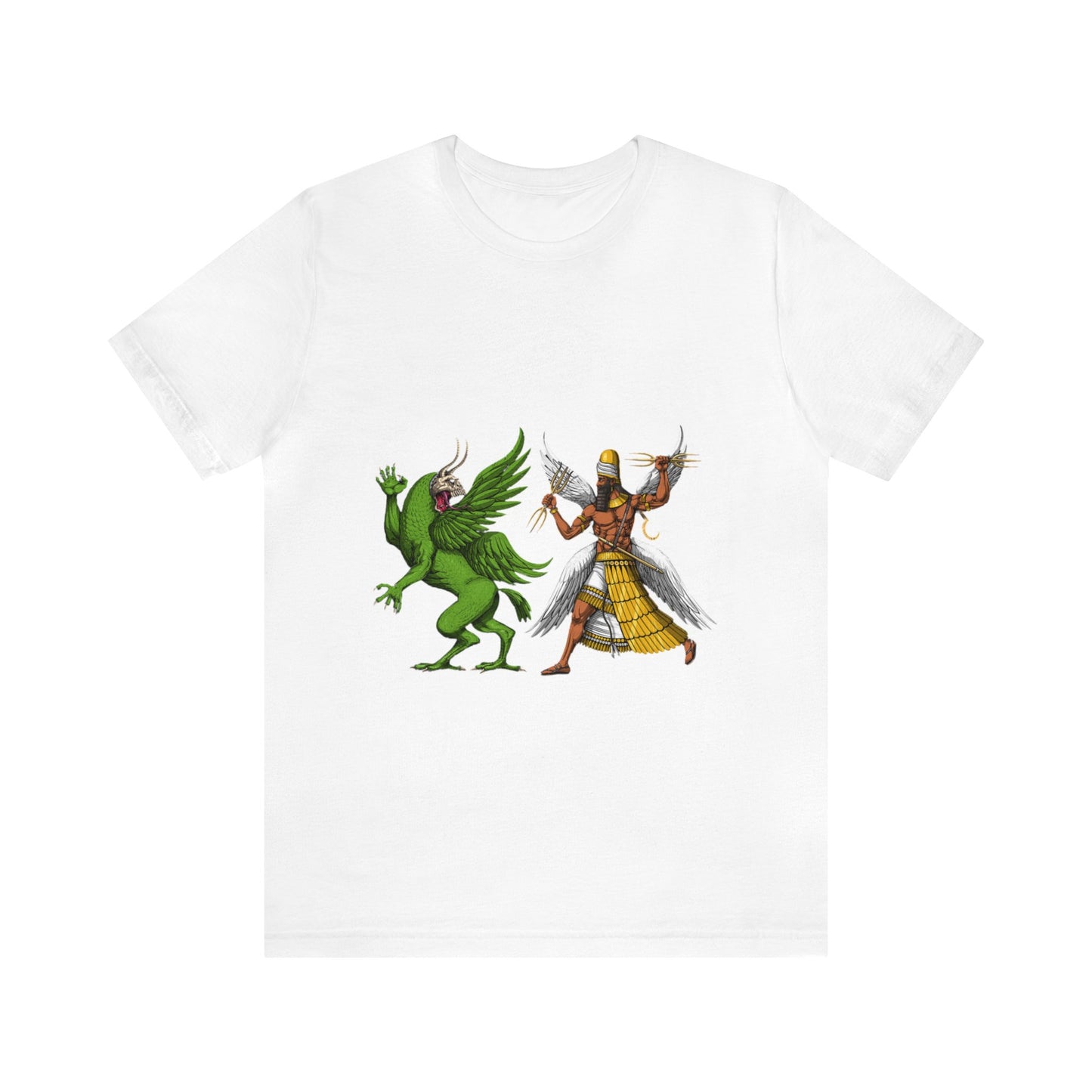 Unisex Marduk vs Tiamat Anunnaki Jersey Short Sleeve Tee