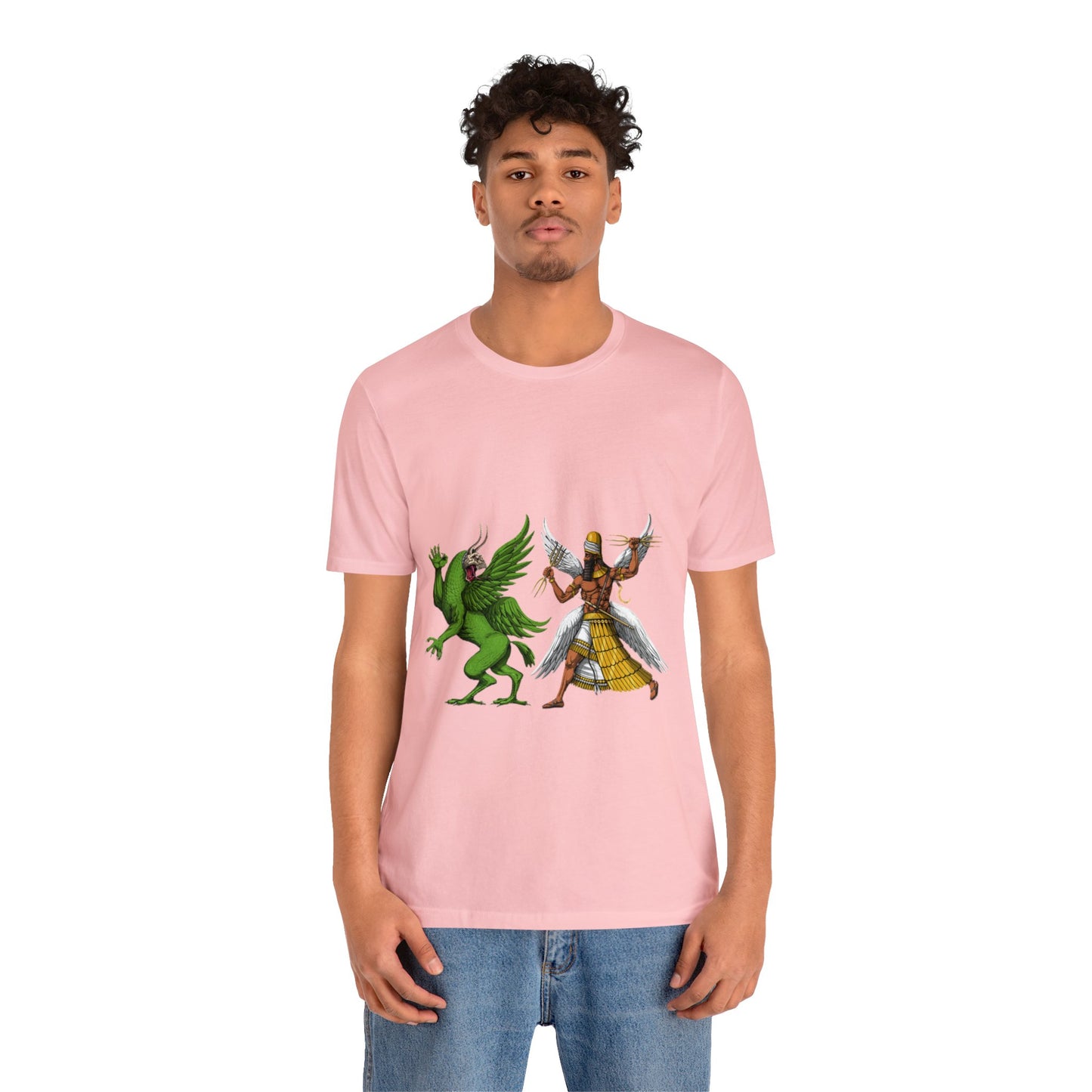 Unisex Marduk vs Tiamat Anunnaki Jersey Short Sleeve Tee