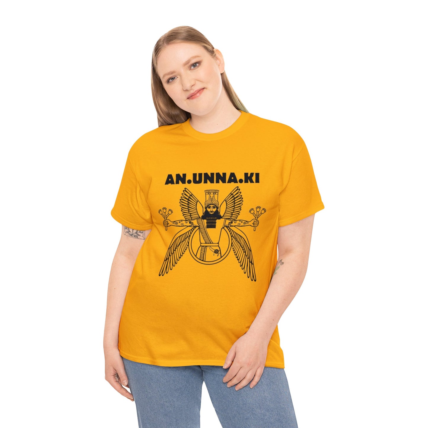 Unisex Heavy Cotton Tee - Anunnaki Ancient Aliens Tshirt
