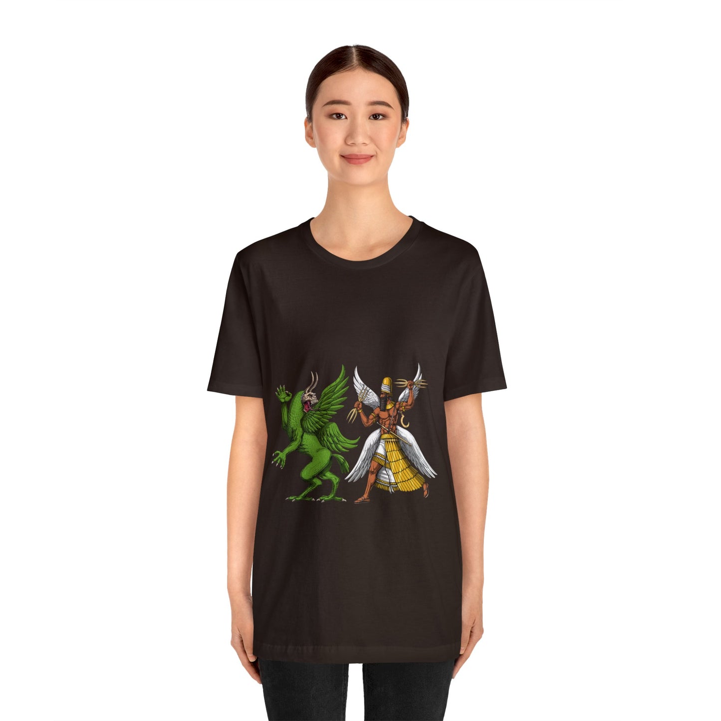Unisex Marduk vs Tiamat Anunnaki Jersey Short Sleeve Tee