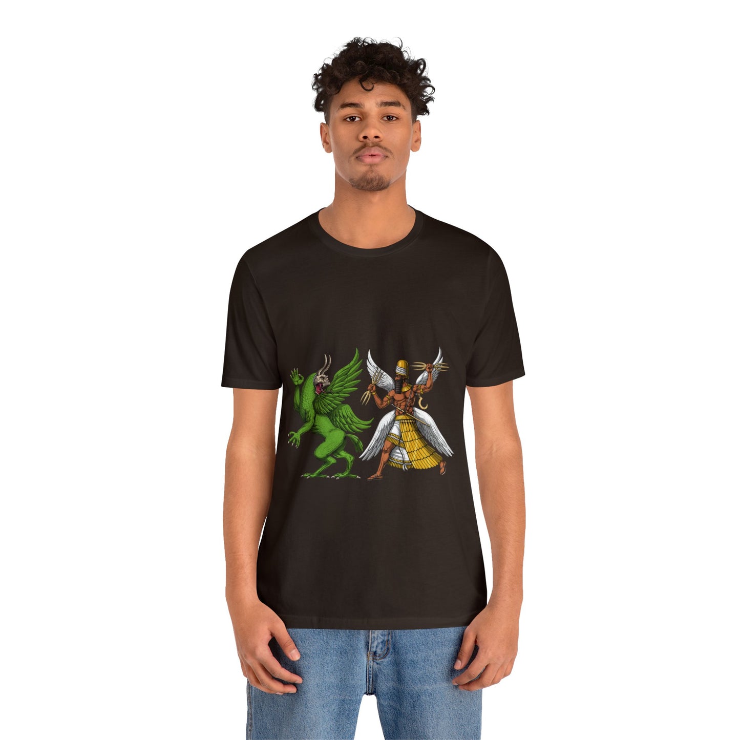 Unisex Marduk vs Tiamat Anunnaki Jersey Short Sleeve Tee