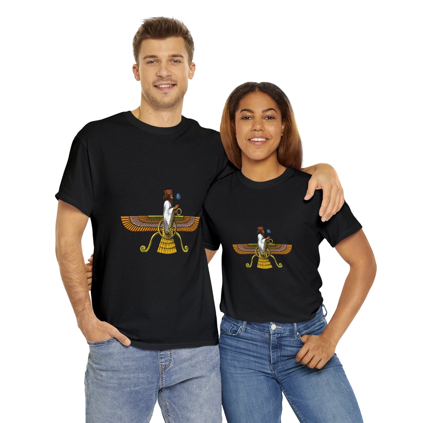 Unisex Heavy Cotton Tee - Anunnaki Enki T-shirt