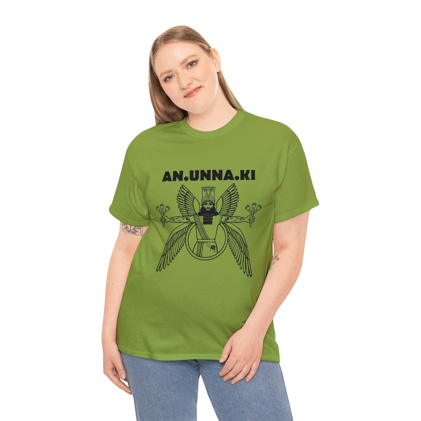 Unisex Heavy Cotton Tee - Anunnaki Ancient Aliens Tshirt
