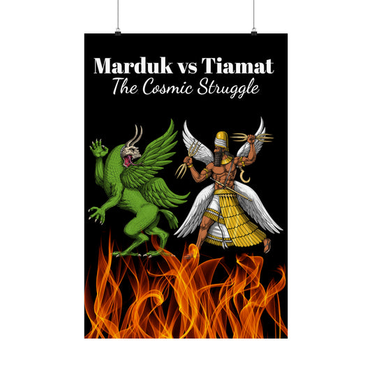 Marduk vs Tiamat Anunnaki Poster