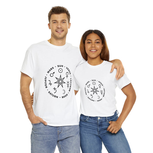 Unisex Heavy Cotton Tee -Astrology T-shirt