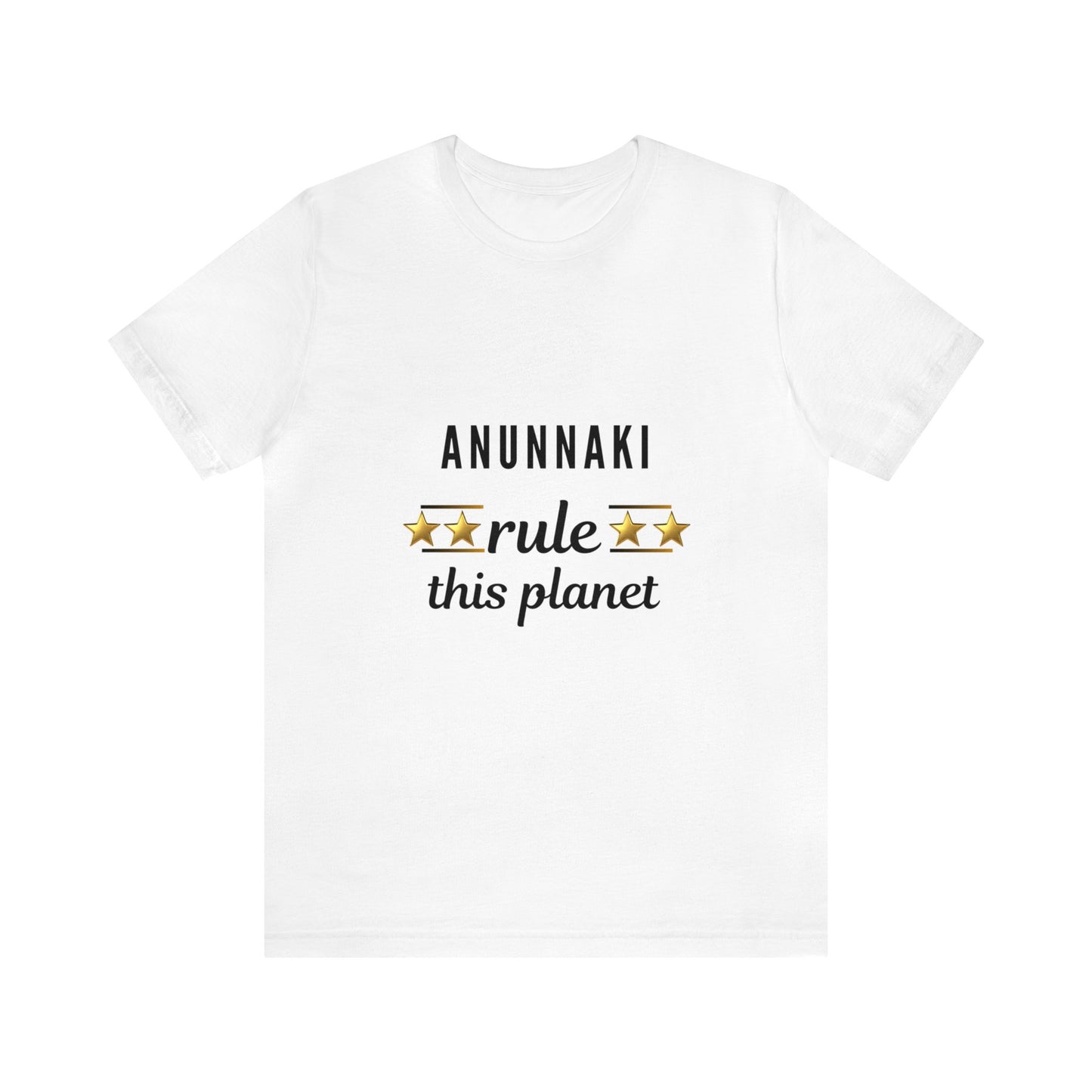 Anunnaki Rule This Planet Unisex Jersey Short Sleeve Tee