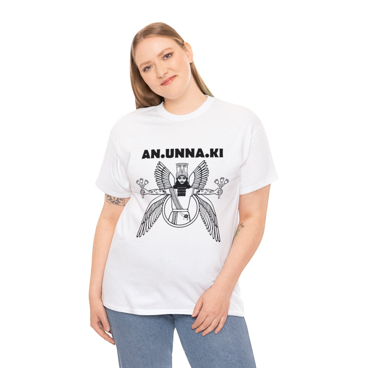 Unisex Heavy Cotton Tee - Anunnaki Ancient Aliens Tshirt