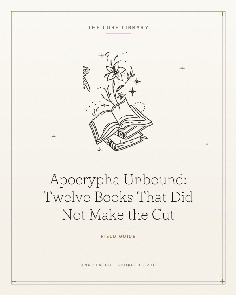 Apocrypha Unbound: Twelve Books That Did Not Make the Cut