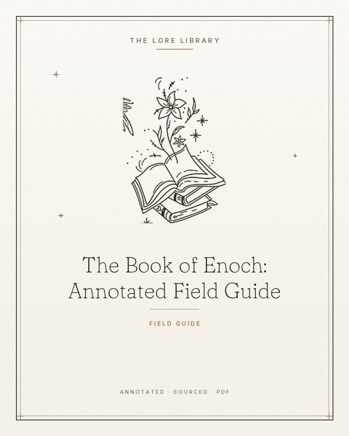 The Book of Enoch: Annotated Field Guide cover, The Lore Library