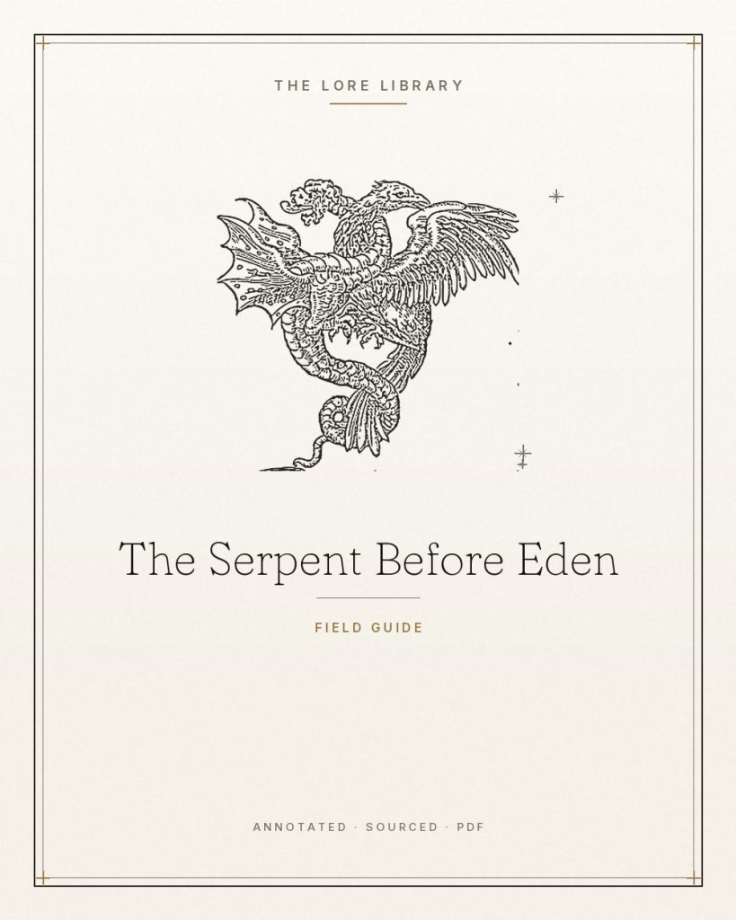 The Serpent Before Eden