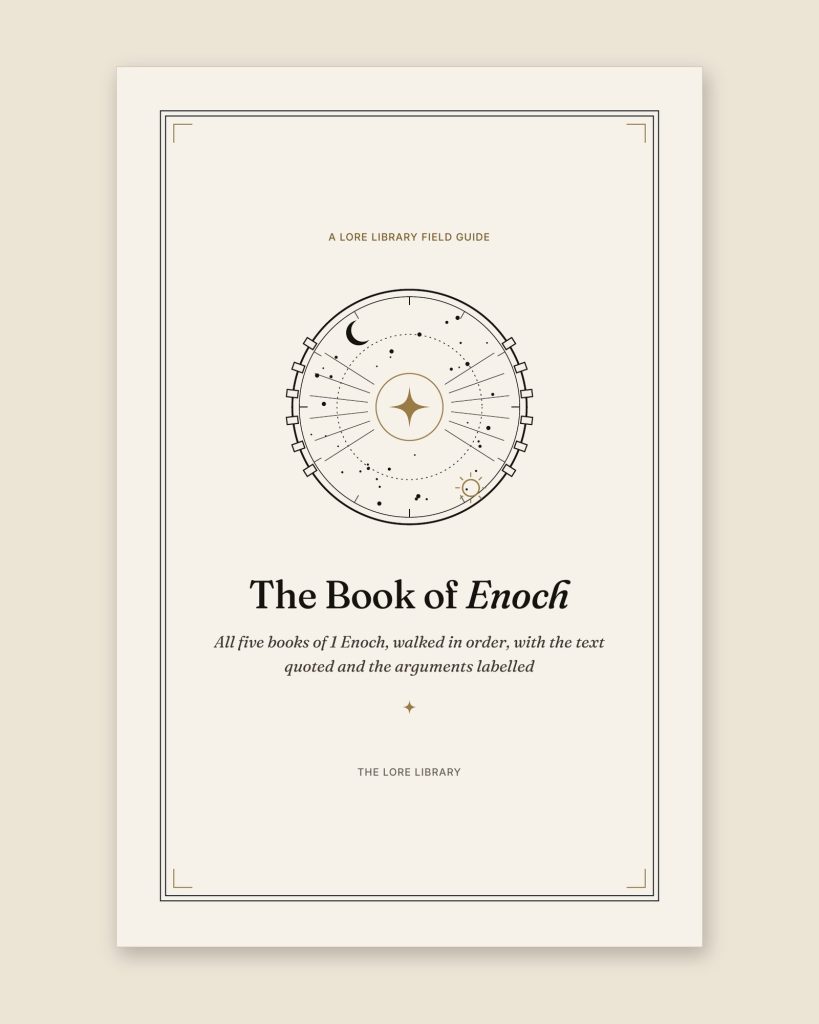 Title page of The Book of Enoch: A Field Guide, a Lore Library field guide, from the PDF